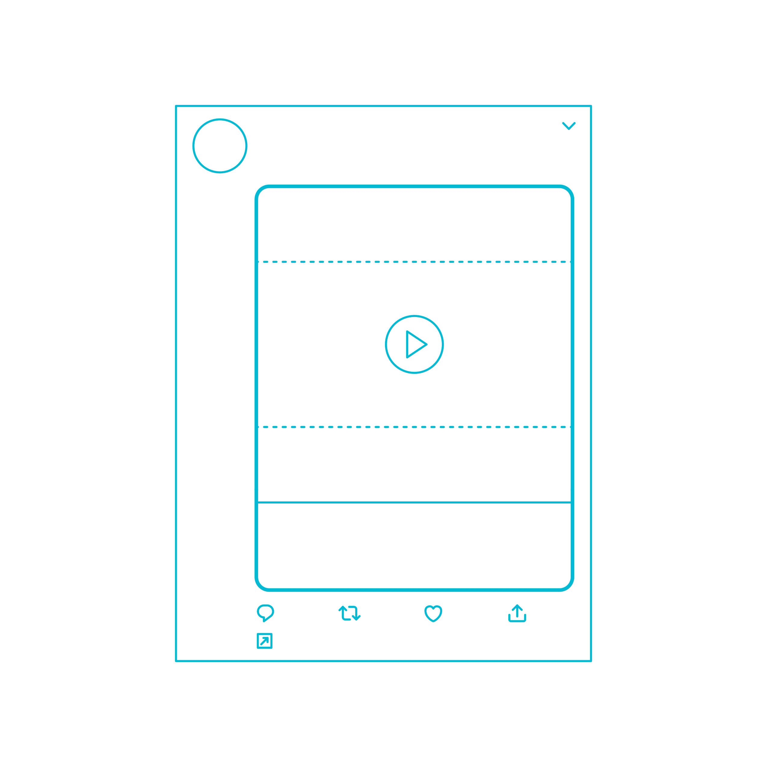 Digital Twitter Website Card Video Line Art Illustration Svg Free Vectors